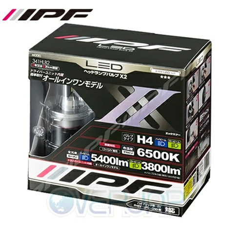 IPF LEDヘッドランプバルブ X2 H4 (JB64/JB74)