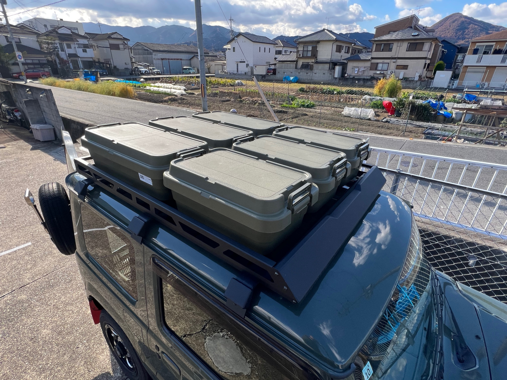 ジムニー jb64 jb74 ルーフキャリア ルーフラック