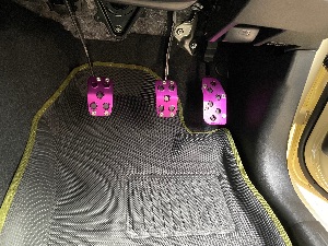 アルミmtペダルセット(紫)