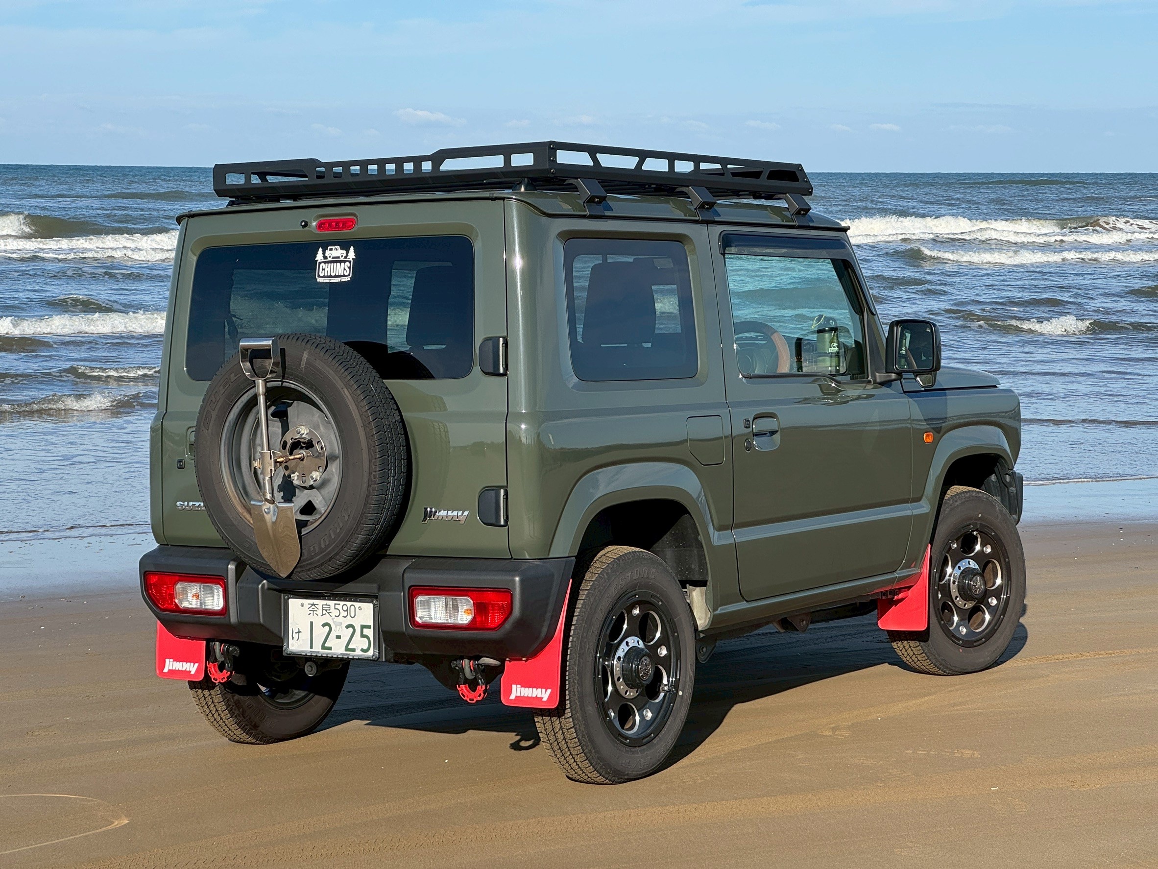 ルーフラックとホイール