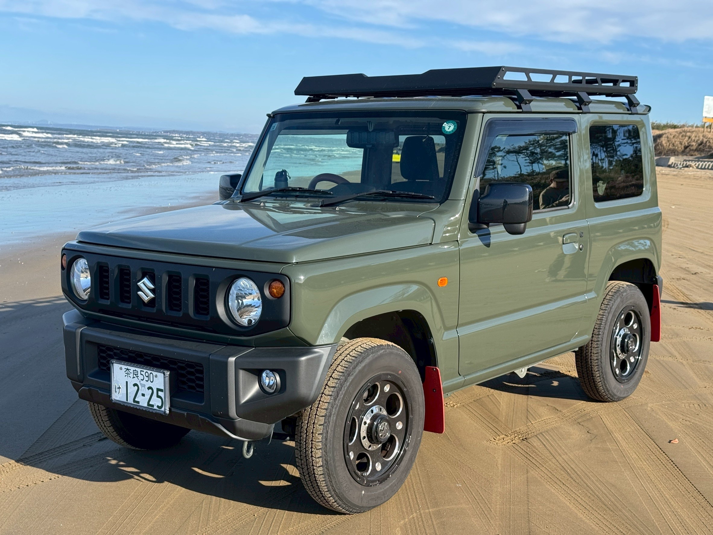 ルーフラックとホイール